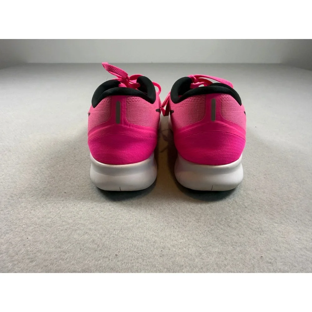 Nike Free RN Womens Running Shoes Pink Black Low Top Sneakers 831509-601